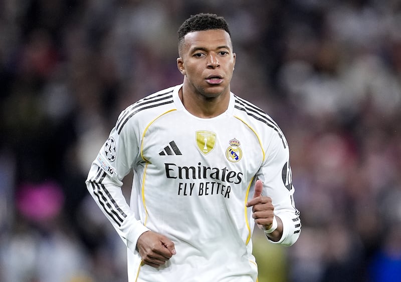 Real Madrid's Kylian Mbappe. Photograph: Peter Byrne/PA Wire