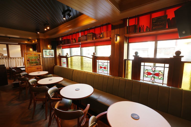 Inside The Libertine. Photograph: Alan Betson