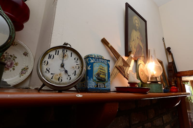 The mantelpiece in the birthplace of Francis Ledwidge in Slane. Photograph: Cyril Byrne