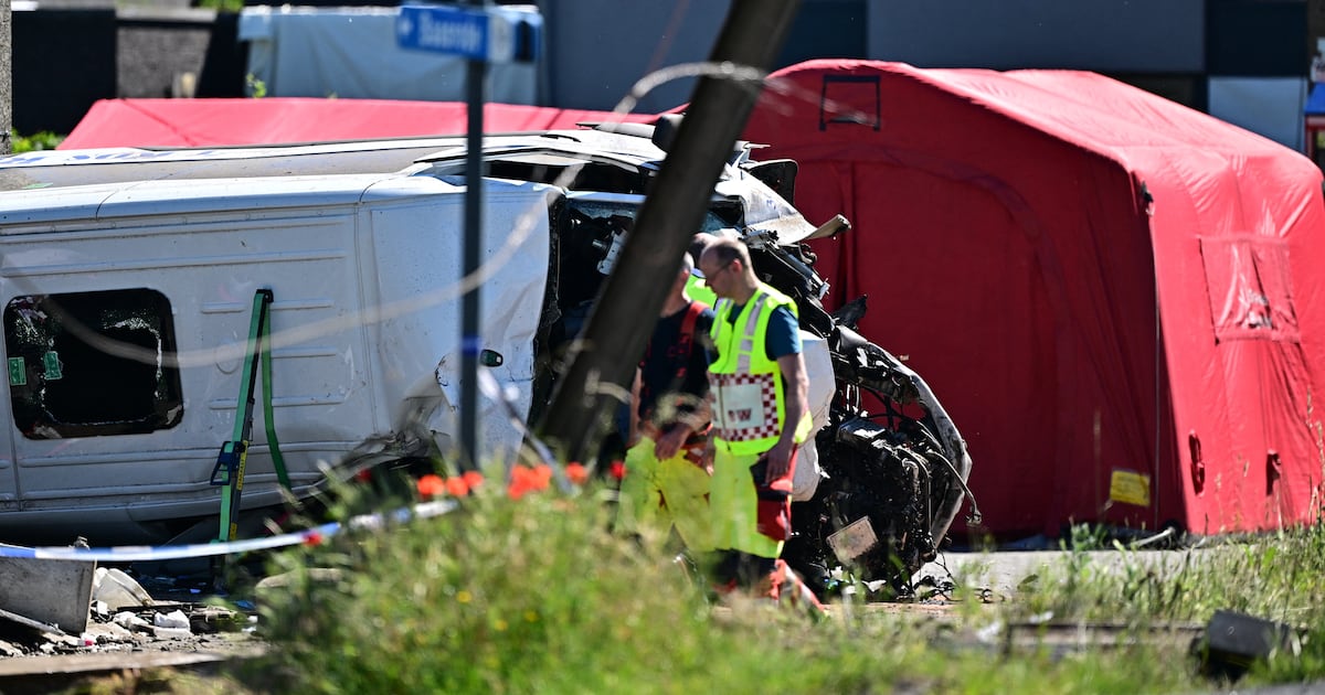 Four killed as train collides with schoolbus in Belgium – The Irish Times