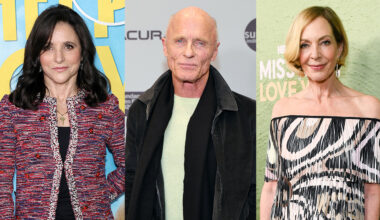 Julia Louis-Dreyfus Ed Harris and Allison Janney