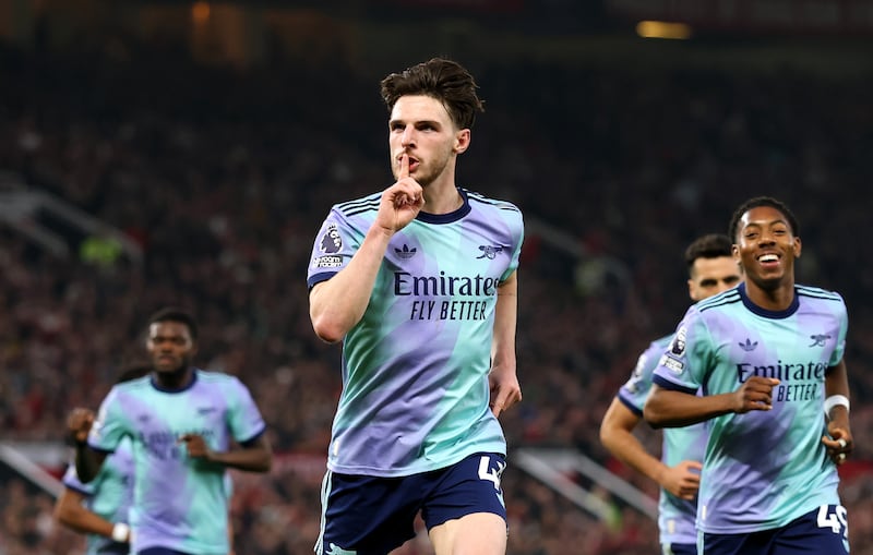 Declan Rice was let go from Chelsea at the age of 14. Photograph: Getty Images