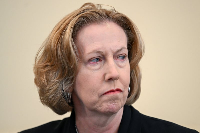 BP’s newly installed chief executive Meg O'Neill. Photograph: Jaimi Joy/POOL/AFP via Getty Images