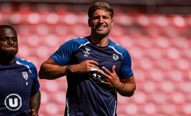 Montpellier's Argentinian outhalf Domingo Miotti during the captain's run on Thursday. Photograph: Nick Elliott/Inpho