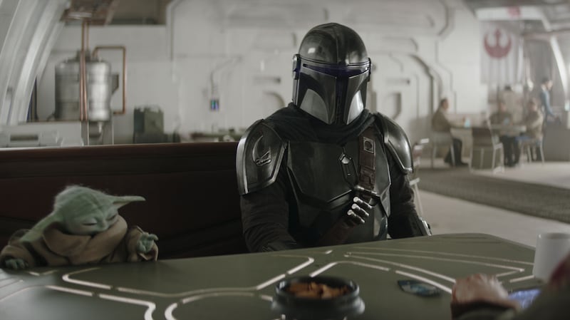 Pedro Pascal as the Mandalorian. Photograph: Lucas Film