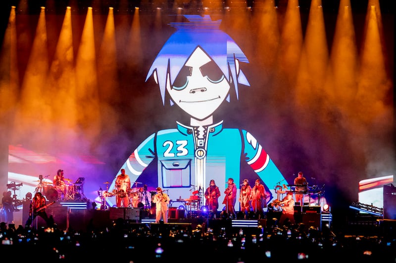 Coming to Electric Picnic: Gorillaz. Photograph: A Perez Meca/Europa Press/Getty
