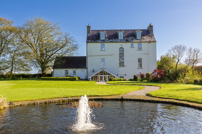 Rear of house and gardens