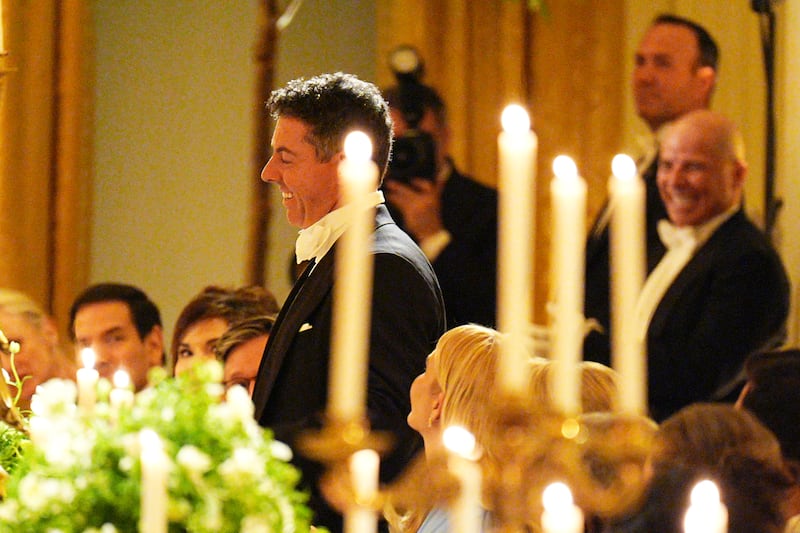 Rory McIlroy at the White House banquet. Photograph: Aaron Chown/PA Wire