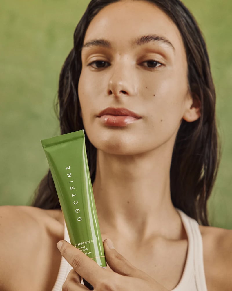 Doctrine Resurface Lactic Acid Matcha Mask (€35 from doctrineskincare.com)