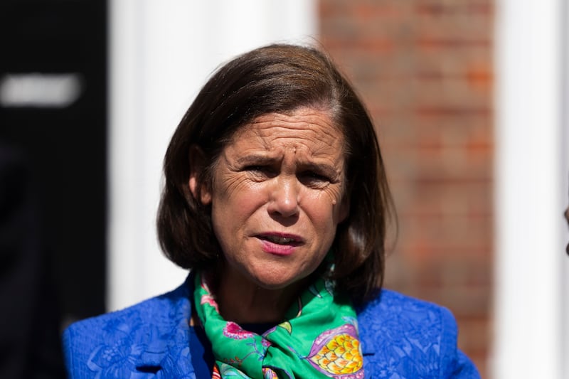 Sinn Féin leader Mary Lou McDonald. Photograph: Sam Boal/Collins Photos