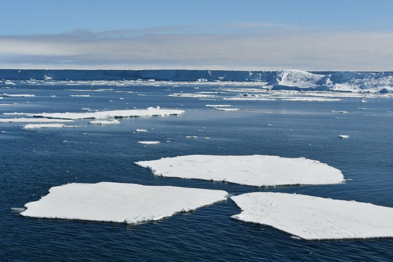 Less Ice in Bellinghausen Sea, Antarctica