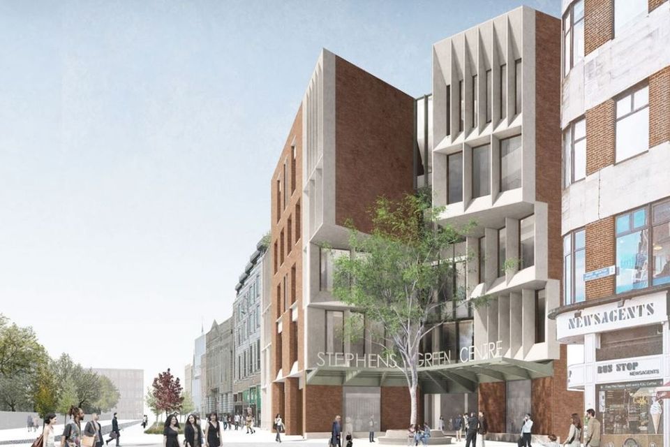 "The redevelopment of St Stephen’s Green Shopping Centre is the latest symptom of the beige-ification of Ireland." The plans approved by Dublin City Council for St Stephen's Green Shopping Centre.