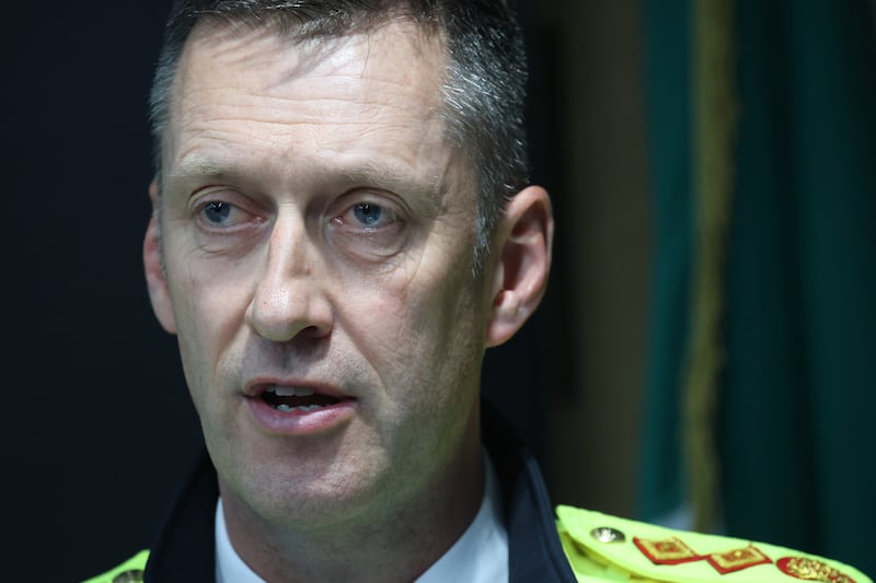 Garda Commissioner Justin Kelly says the rise in money laundering in Ireland is 'obviously concerning'. Photograph: Stephen Collins/Collins Photos