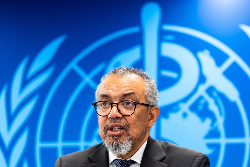 WHO director general Tedros Adhanom Ghebreyesus. Photograph: Salvatore Di Nolfi/AP