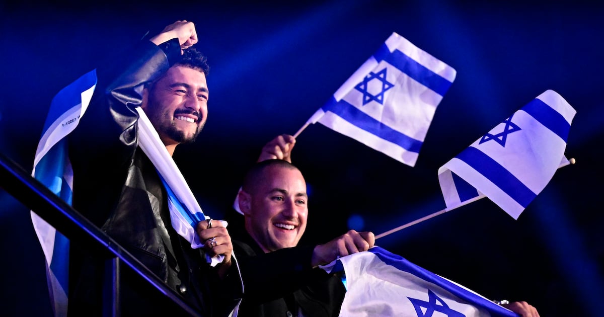 Israel through to Eurovision final after shouts of ‘stop the genocide’ during song – The Irish Times