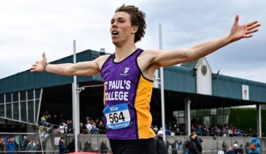 Victor Costello’s 36-year-old shot put record finally falls at Irish Schools Championships – The Irish Times