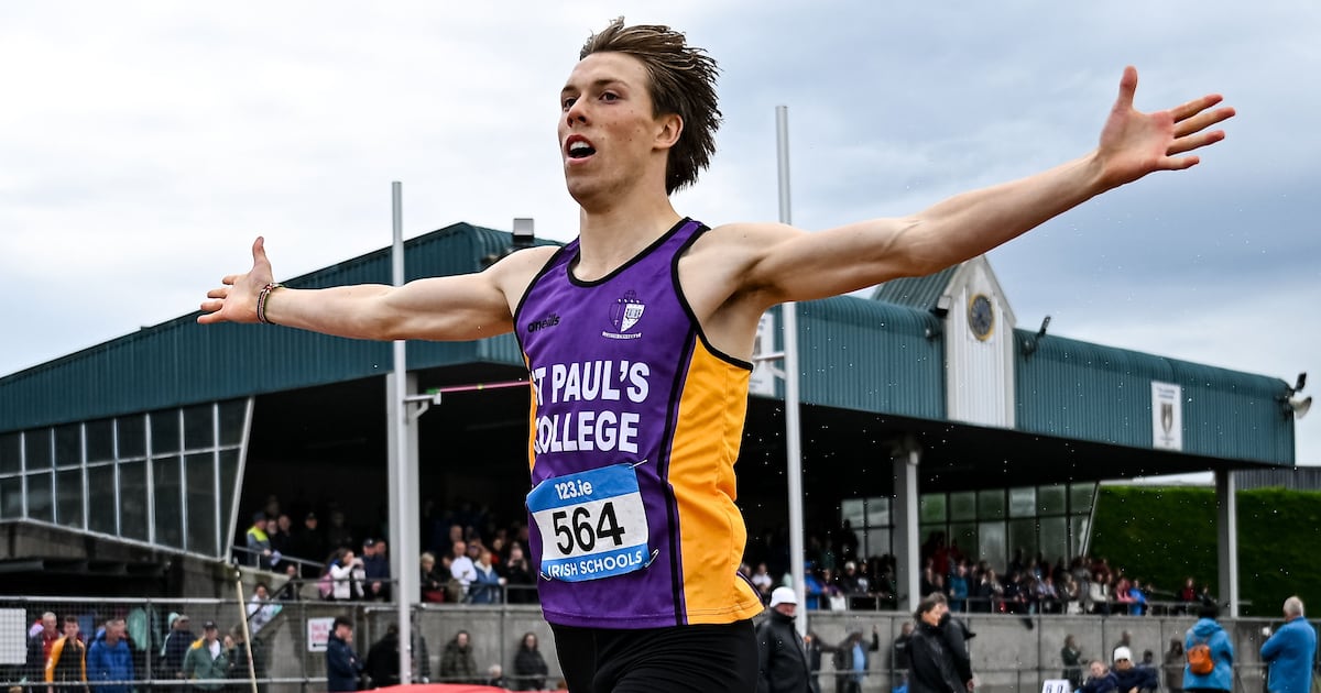 Victor Costello’s 36-year-old shot put record finally falls at Irish Schools Championships – The Irish Times
