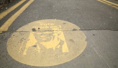 Gardaí notified over Gerry Hutch stencilled graffiti near polling station – The Irish Times