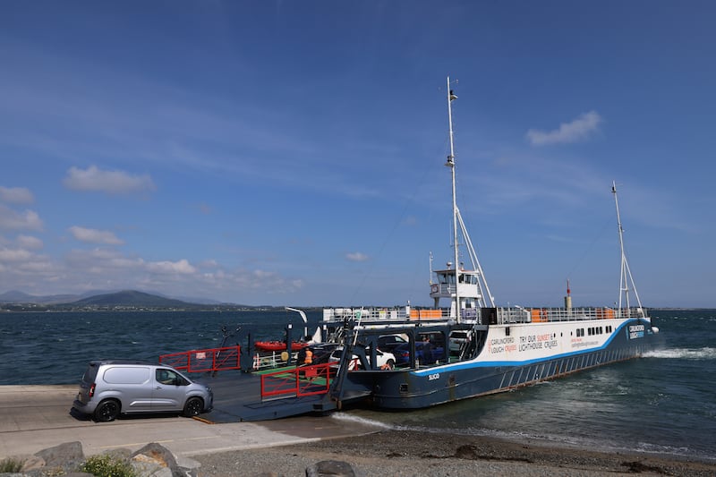 The Carlingford Lough ferry. Photograph: Dara Mac Dónaill