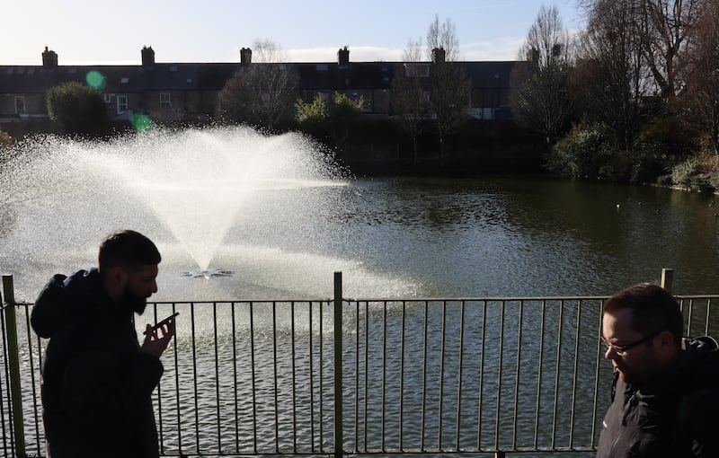 Blessington Street Basin, Dublin. Photograph: Dara Mac Dónaill