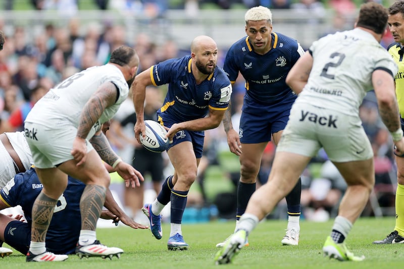 Leinster's Jamison Gibson-Park. Photograph: Laszlo Geczo/Inpho