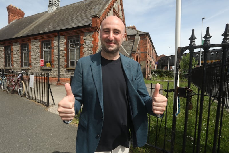 Daniel Ennis at St Columba’s National School, North Strand, Dublin 3. Photograph: Collins photos