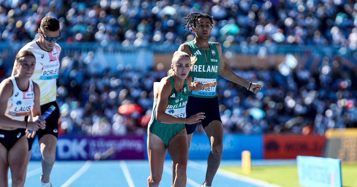 Sharlene Mawdsley’s searing anchor leg not enough to send Ireland into World Athletics Relays final – The Irish Times
