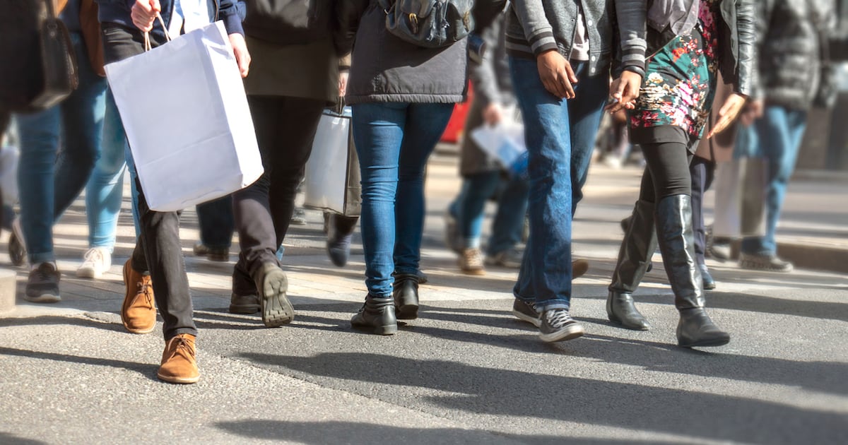 Dip in retail activity in April reveals ‘growing divide in spending patterns’ – The Irish Times