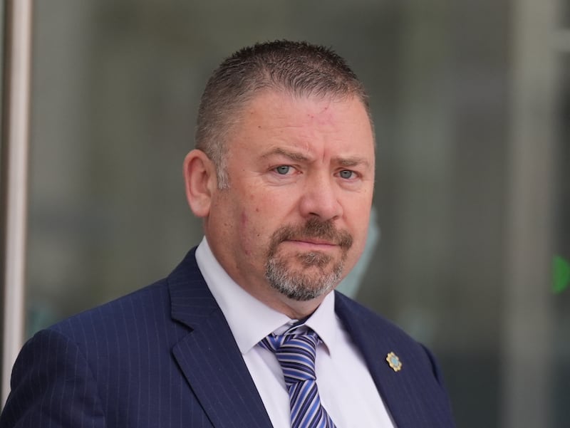Det Supt Dave Gallagher outside the Criminal Courts Of Justice in Dublin last month. Photograph: Niall Carson/PA Wire