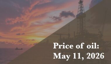 Current price of oil as of May 11, 2026