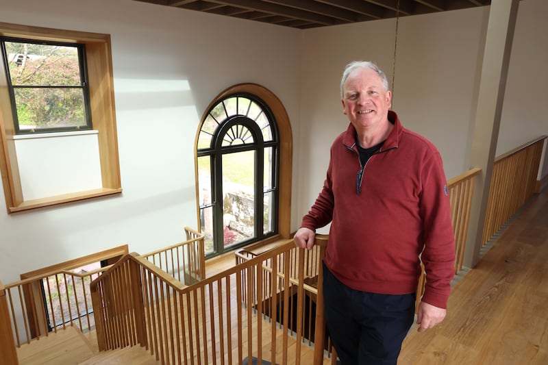 Malcolm Sparrow in Dromdiah House. Photograph: Dara Mac Dónaill