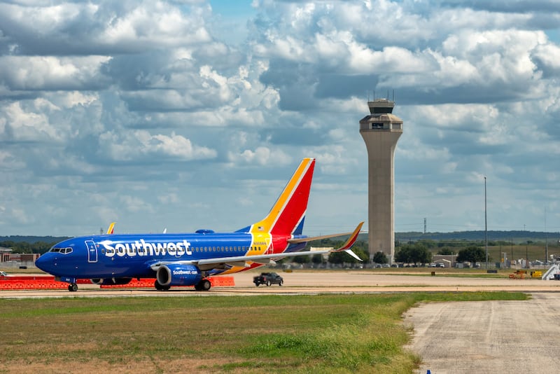  A Southwest Airlines passenger jet in Austin, Texas. Photograph: Carter Johnston/The New York Times