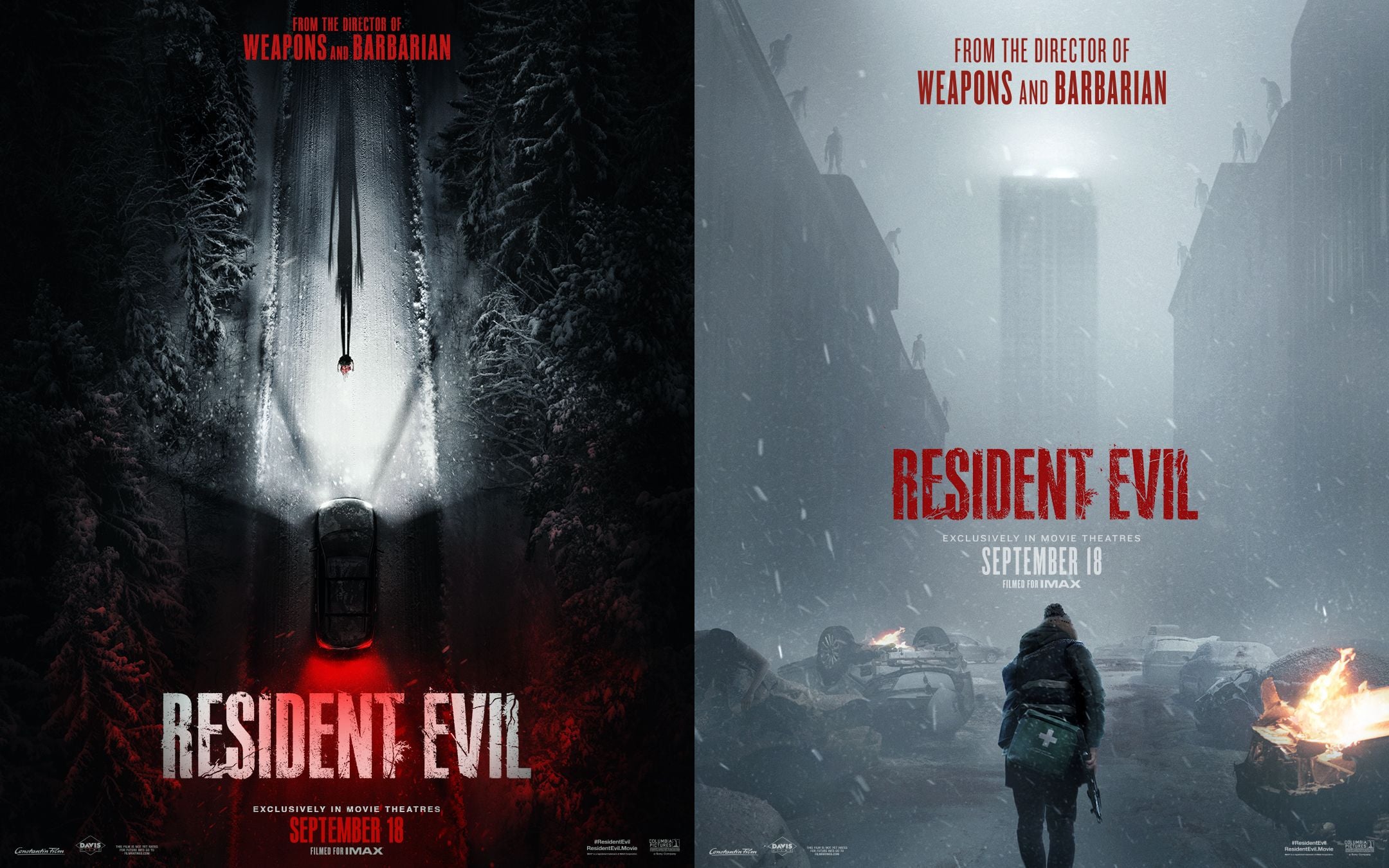 Resident Evil Movie New Posters Behind The Scenes Zach Cregger