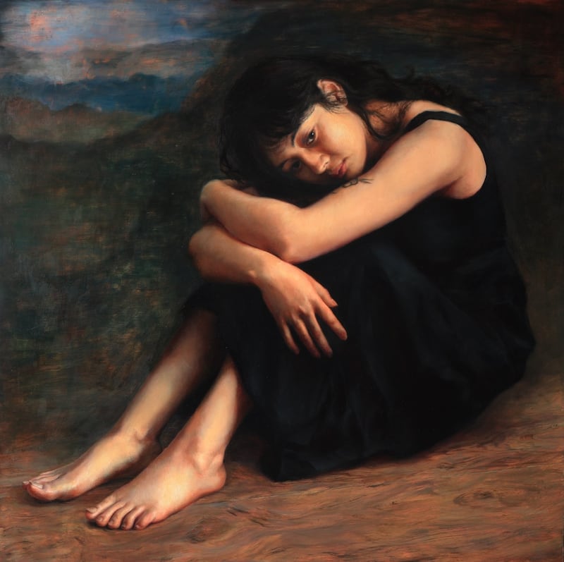 Painting by Rae Perry