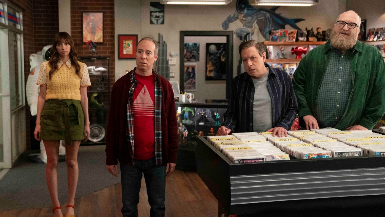 Lauren Lapkus, Kevin Sussman, John Ross Bowie and Brian Posehn in 'Stuart Fails to Save the Universe'
