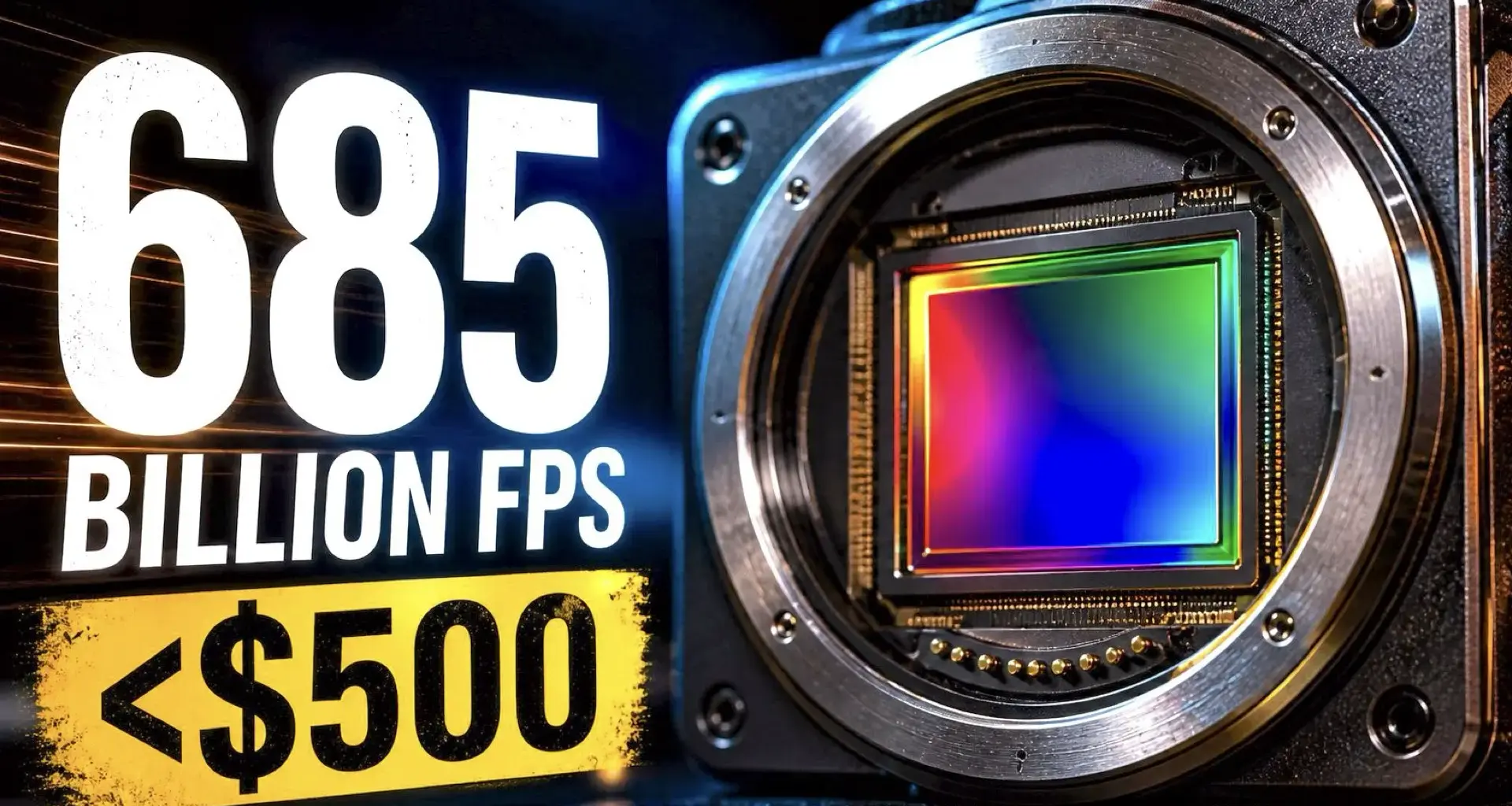 Scientists Built a $500 Camera That Captures 685 Billion FPS