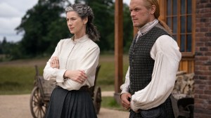 Caitríona Balfe and Sam Heughan in Outlander
