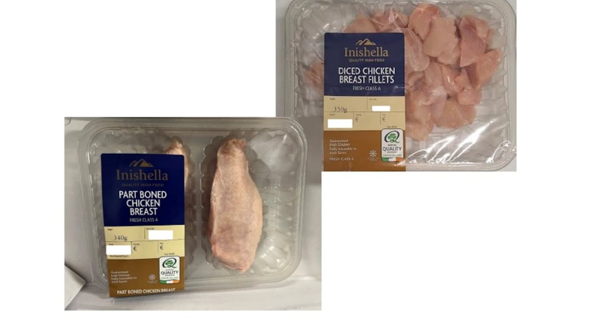 Large number of chicken products sold by Lidl, Tesco, Dunnes Stores and Aldi recalled – The Irish Times