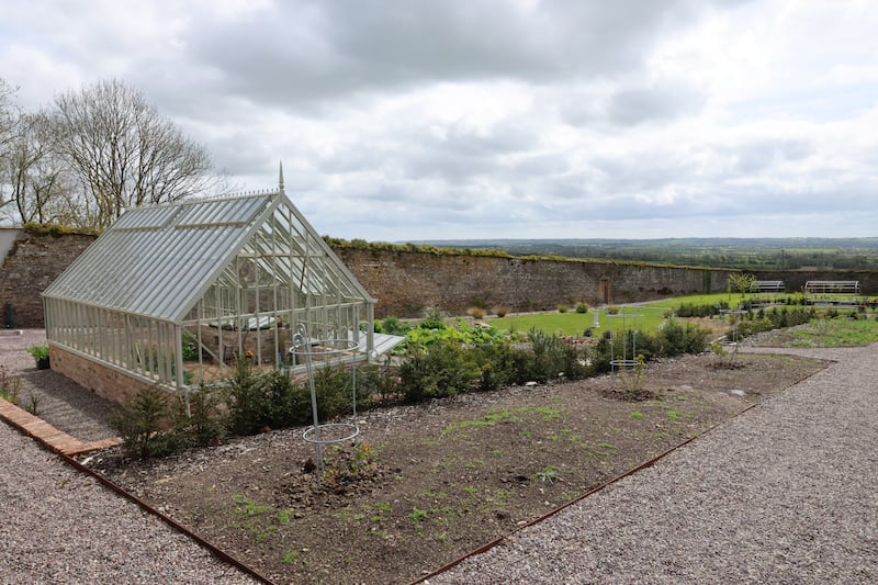 Inside the walled garden. Photograph: Dara Mac Dónaill