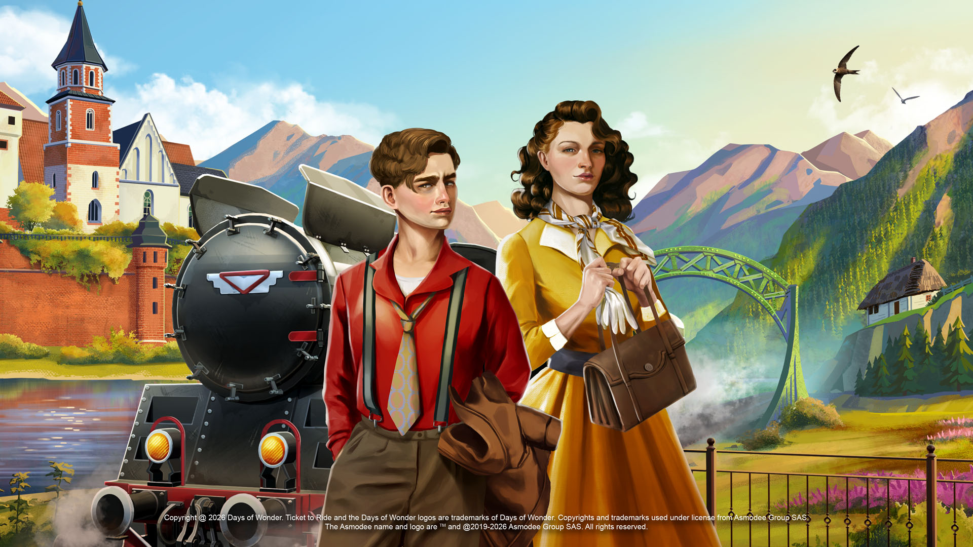 Ticket to Ride: Poland key art