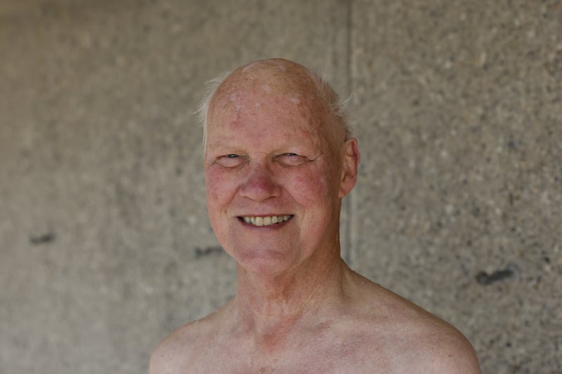 'I’m more concerned about what the waves are doing,' said Gary Hill when asked the EPA's 'poor' rating at Dún Laoghaire Baths. Photograph: Nick Bradshaw