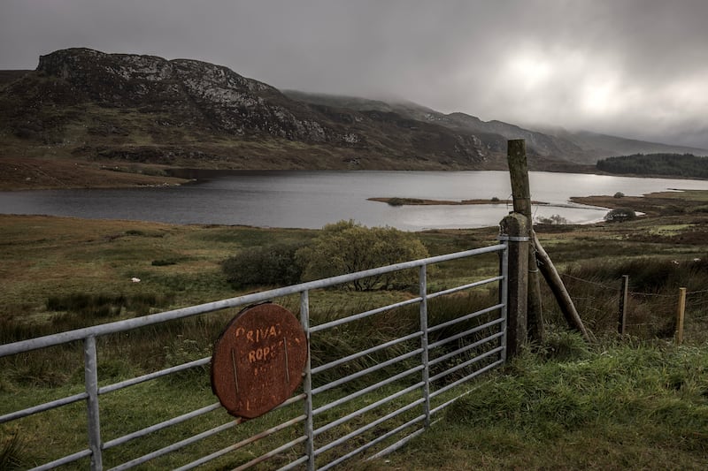 The hills and mountains surrounding Glenties. Photograph: Finbarr O'Reilly/New York Times