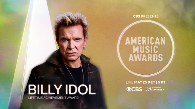 Billy Idol to receive Lifetime Achievement Award at American Music Awards