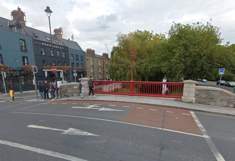 Portobello Bridge in Dublin. Photograph: Google