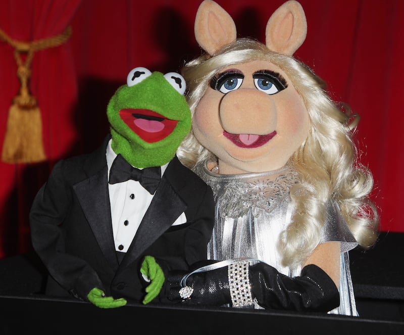 Kermit the Frog and Miss Piggy. Photograph: Dave M Benett/Getty