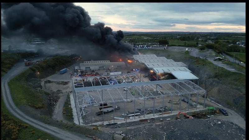‘Massive blaze’ breaks out at Co Down waste site