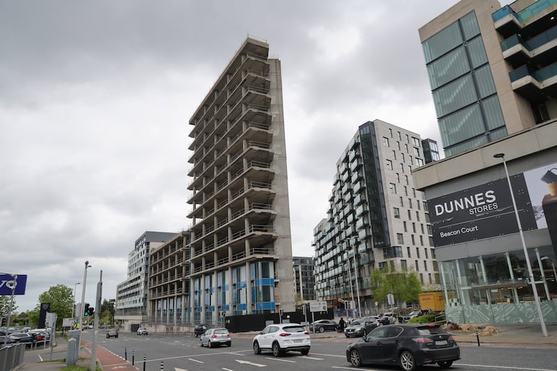 Dante Property Company, owned by Galway-born brothers Luke and Brian Comer, has plans to finish the tower block. Photograph: Bryan O’Brien/The Irish Times