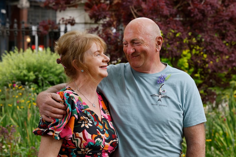 Mary McHugh and Mike Kenny from Galway, whose daughter Jayne donated organs to four people when she died. Photograph: Nick Bradshaw