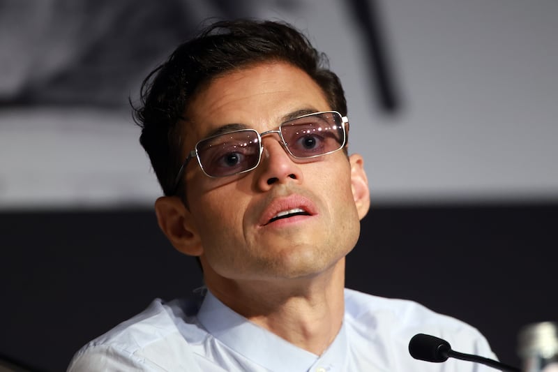 Rami Malek at the press conference for The Man I Love in Cannes. Photograph: Clemens Bilan/Getty Images