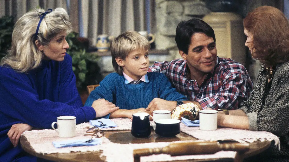 A scene from the popular 1980s sitcom "Who's the Boss."